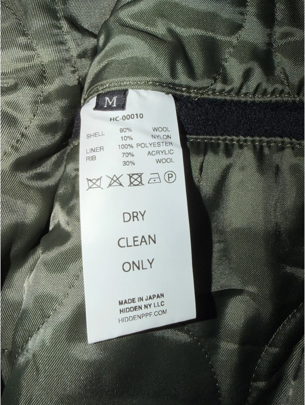 Hidden NY Japan Varsity Jacket Black Medium NWOT